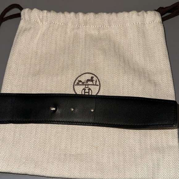 Constance belt buckle & Reversible leather strap 38 mm - Picture 6 of 9